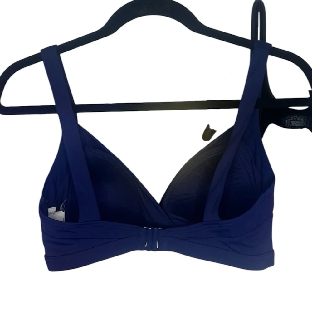 Boden navy crossover bikini top size 8 - Picture 2 of 3